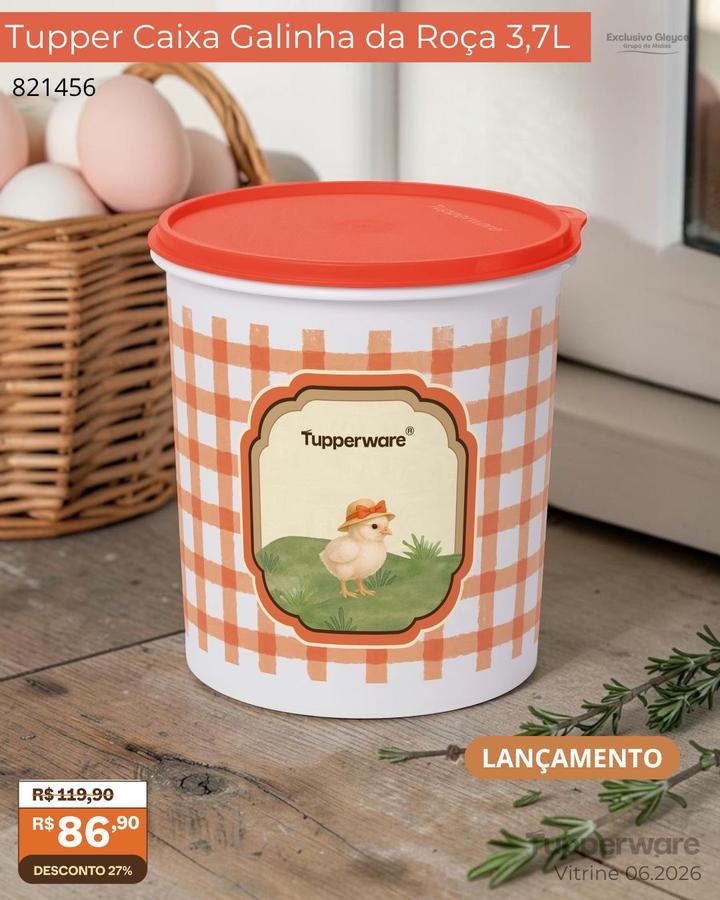 Tupper caixa  da Roça Tupperware