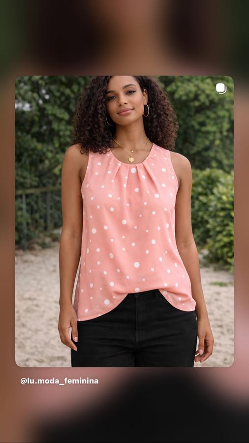 Blusa de poá