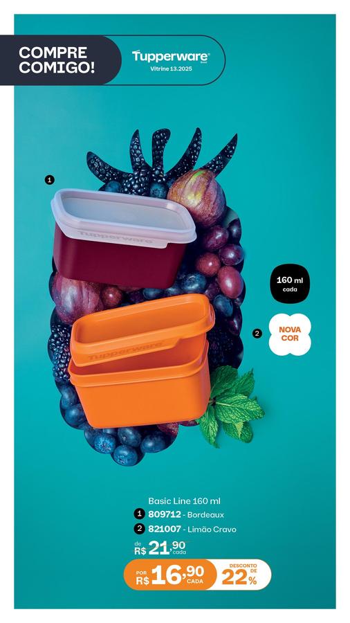 Basic line 160ml Tupperware.