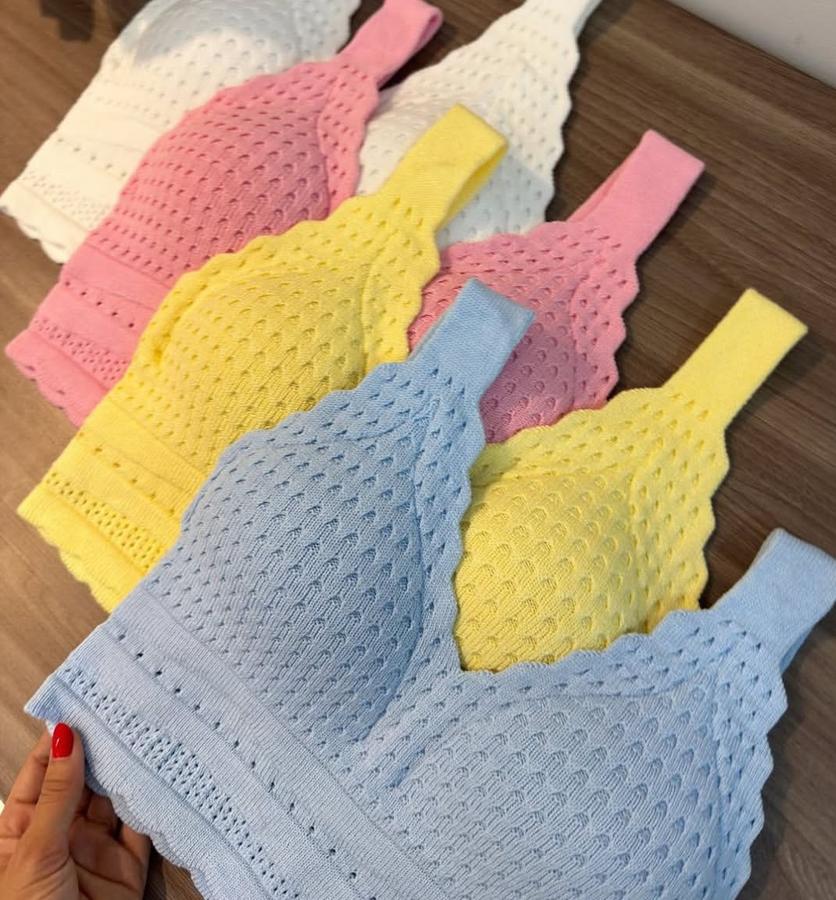 Cropped no tricô modal