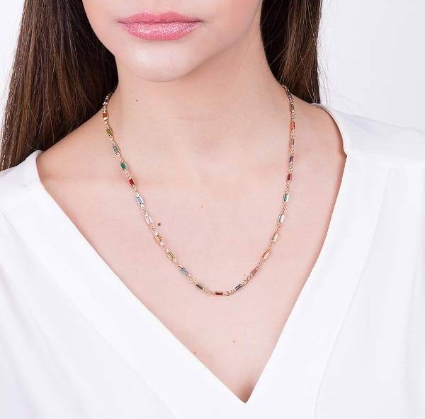 Cordão pedras coloridas ref: 530874