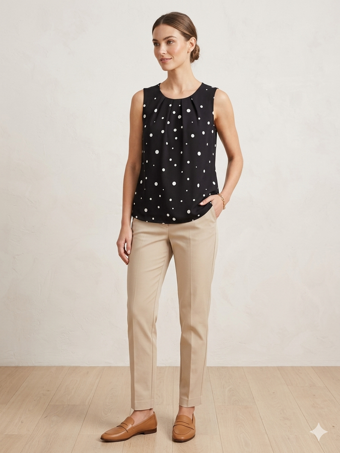 Blusa de poá