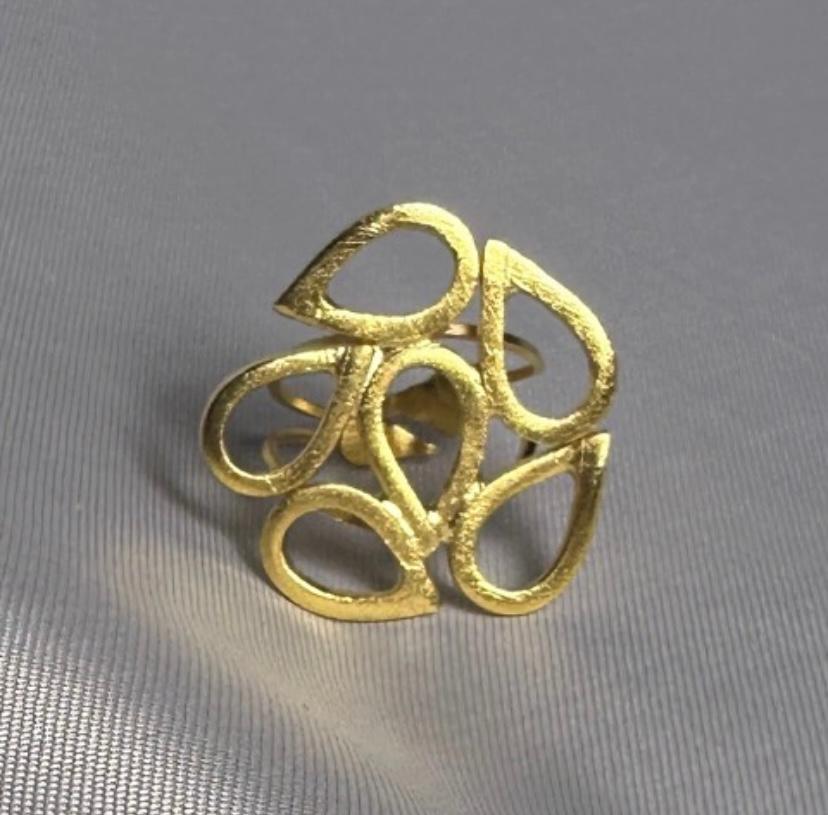 Anel Íris - Ouro Fosco