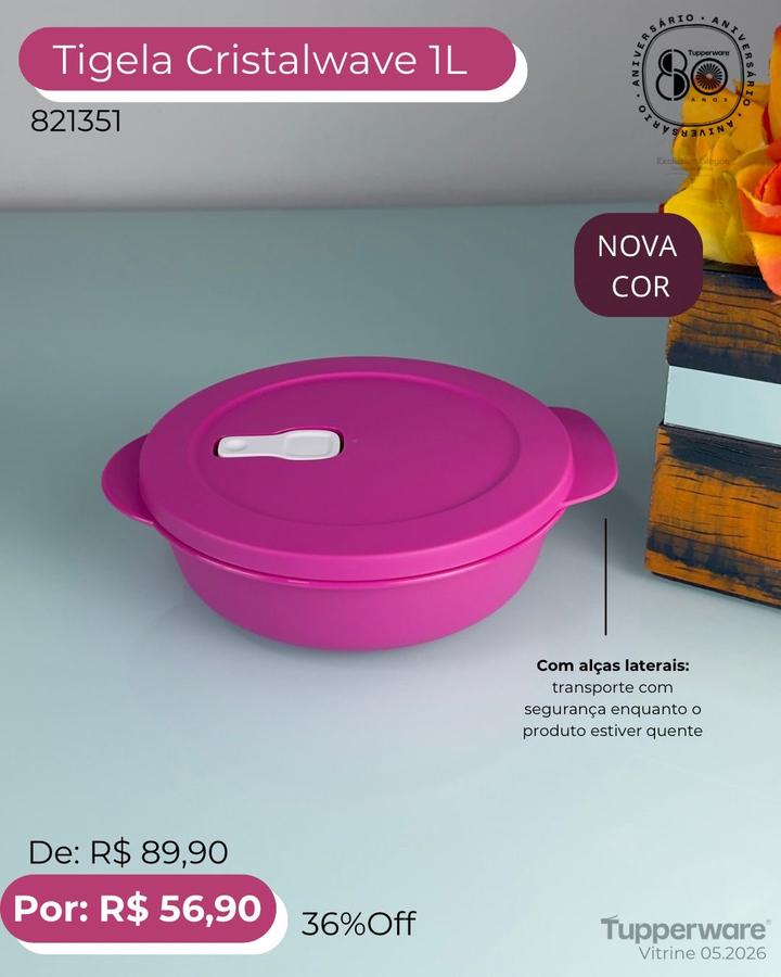 Cristalware Micoondas tupperware