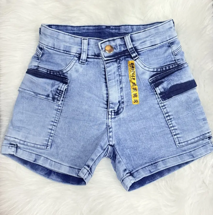 Short jeans cargo