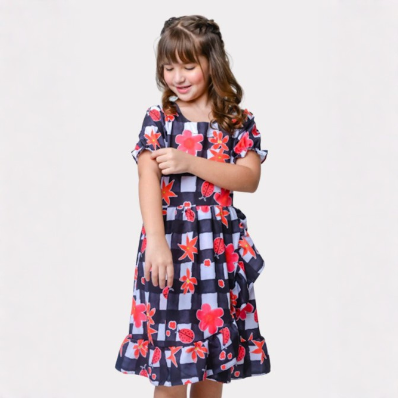 Vestido Infantil Menina Flor