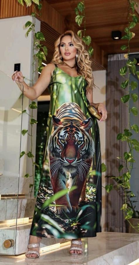 Vestido estampa digital