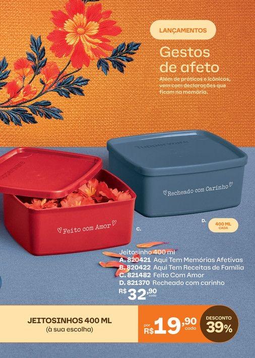 Jeitosinho Gestos de Afeto Tupperware