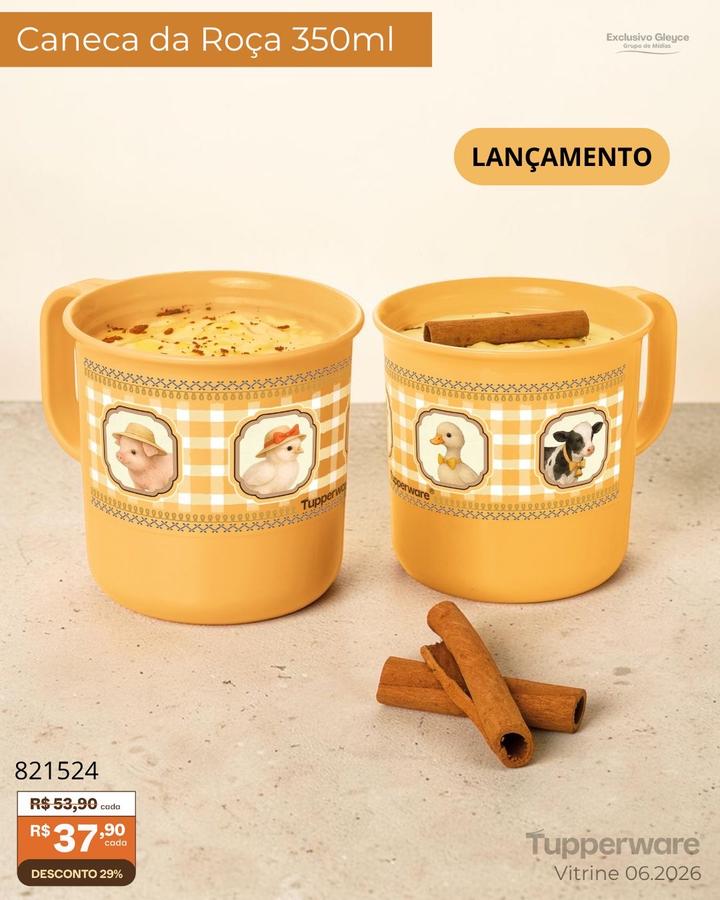 Caneca da Roça Tupperware