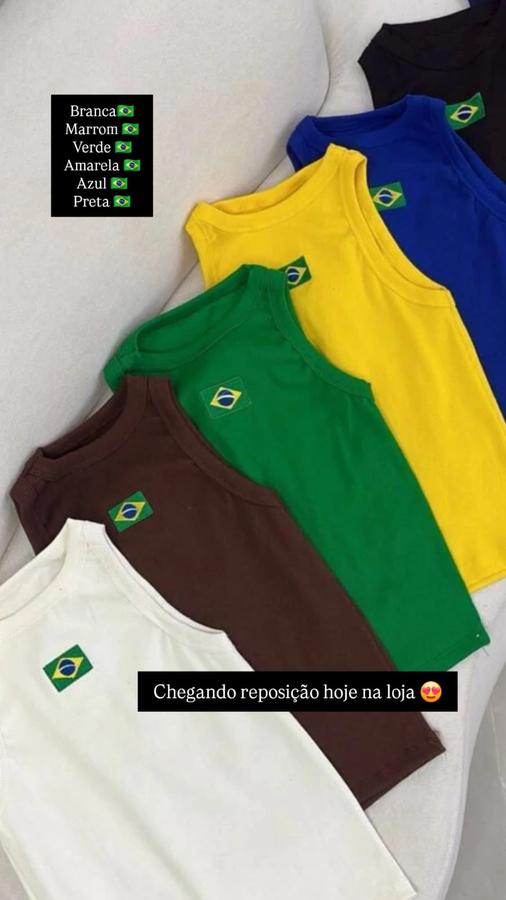 ✨🇧🇷Regata Brasil na Copa ✨🇧🇷💚💛🤍💙🇧🇷✨