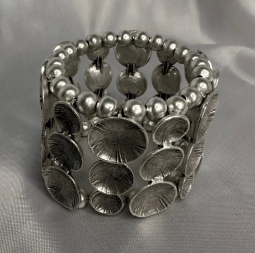 Pulseira Esculturais - Prata Turca
