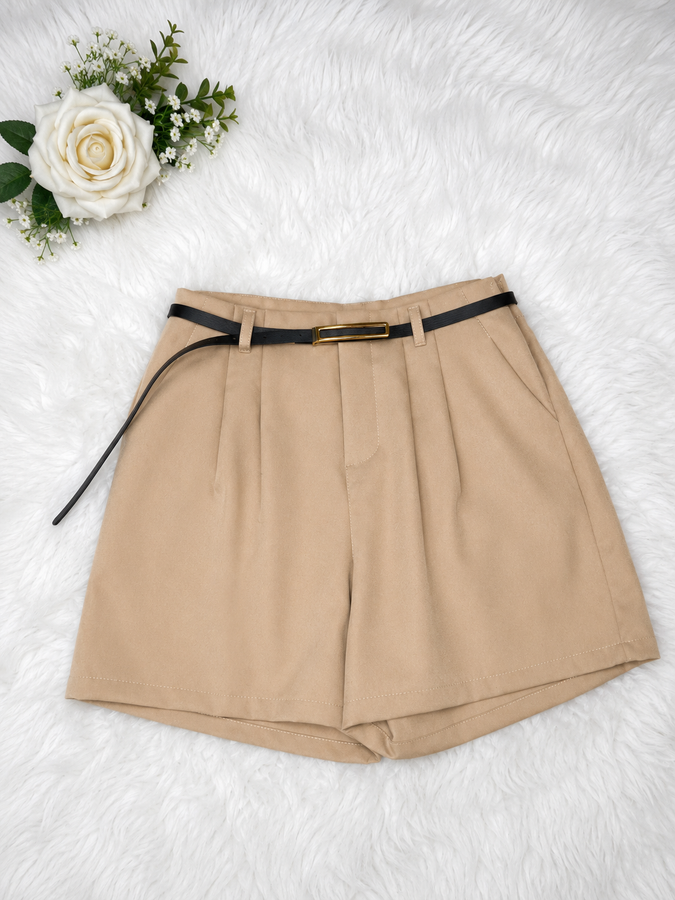 ✨️💫SHORT DE ALFAIATARIA COM CINTO💫✨️