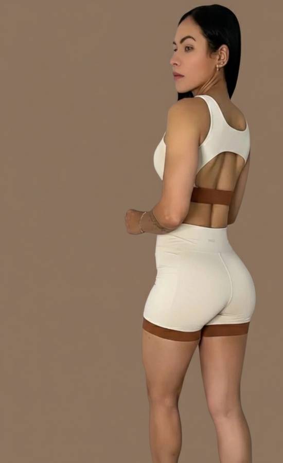 Conjunto de short malha poliamida