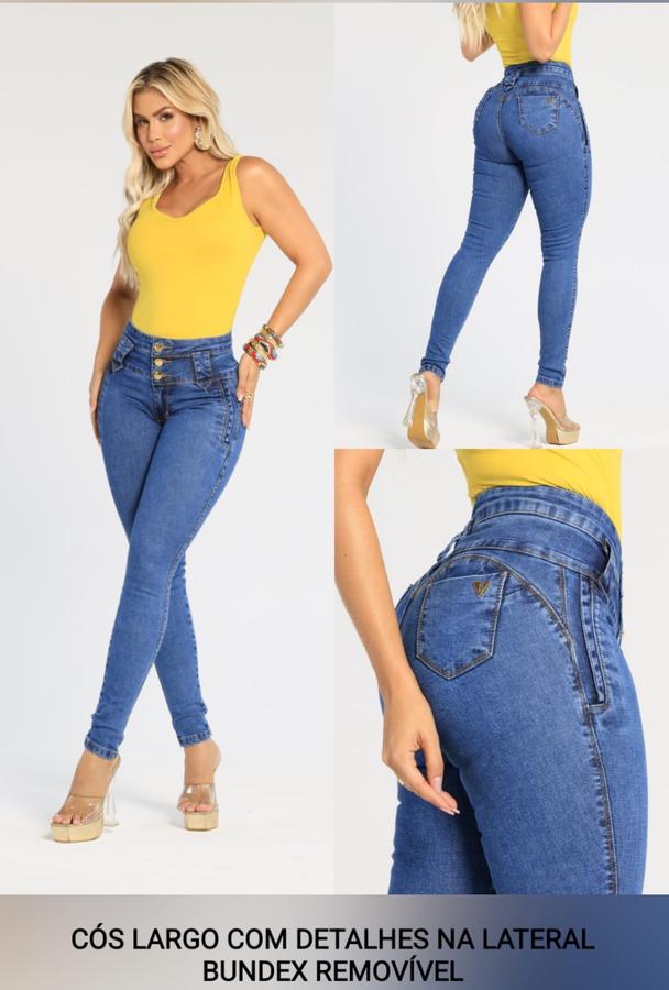Calça modeladora com bojo removível