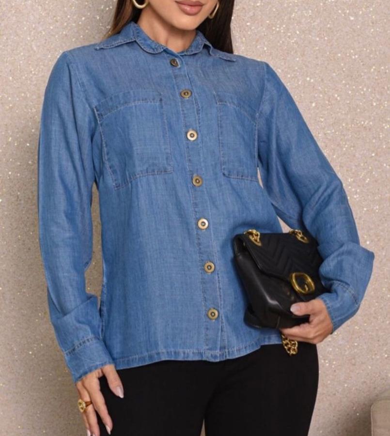 Camisa Jeans Oversize