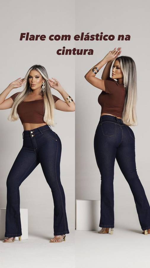 Calça jeans Flare