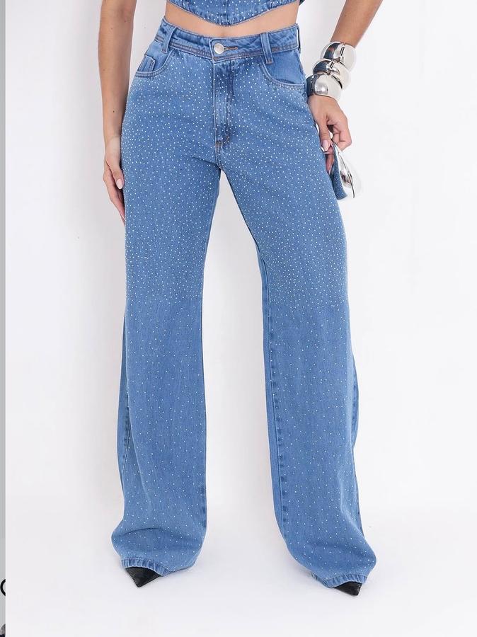 Wide leg Brilho