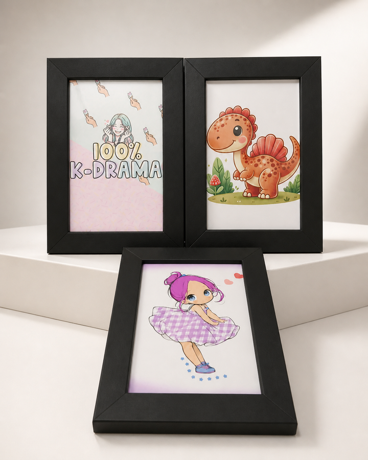 Quadro A6 com moldura
