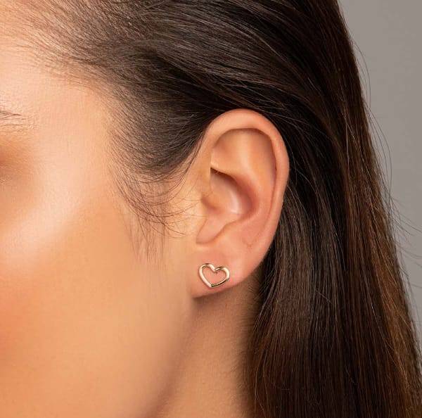 Brinco coração ref: 526499