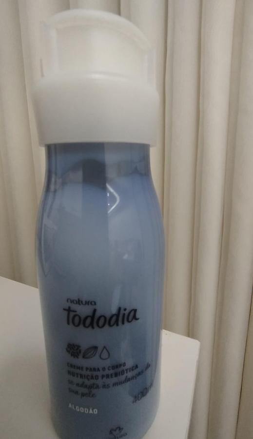 Creme desodorante nutritivo de algodão, natura 400 ml