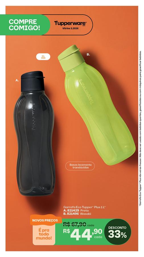 Eco garrafa Tupperware