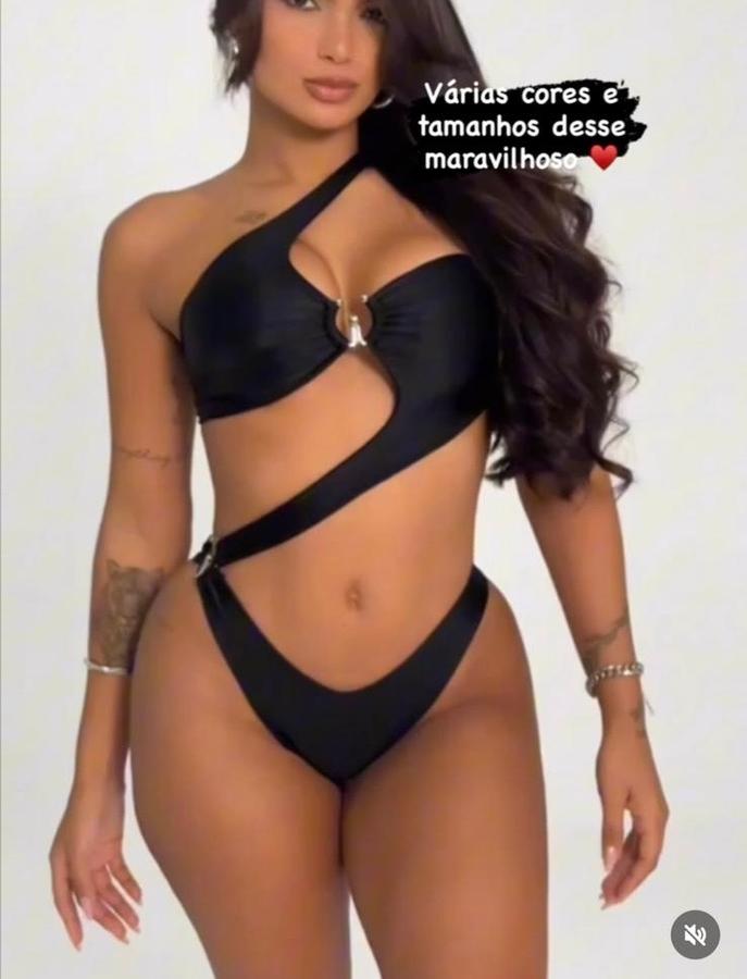 Maiô recortado várias cores