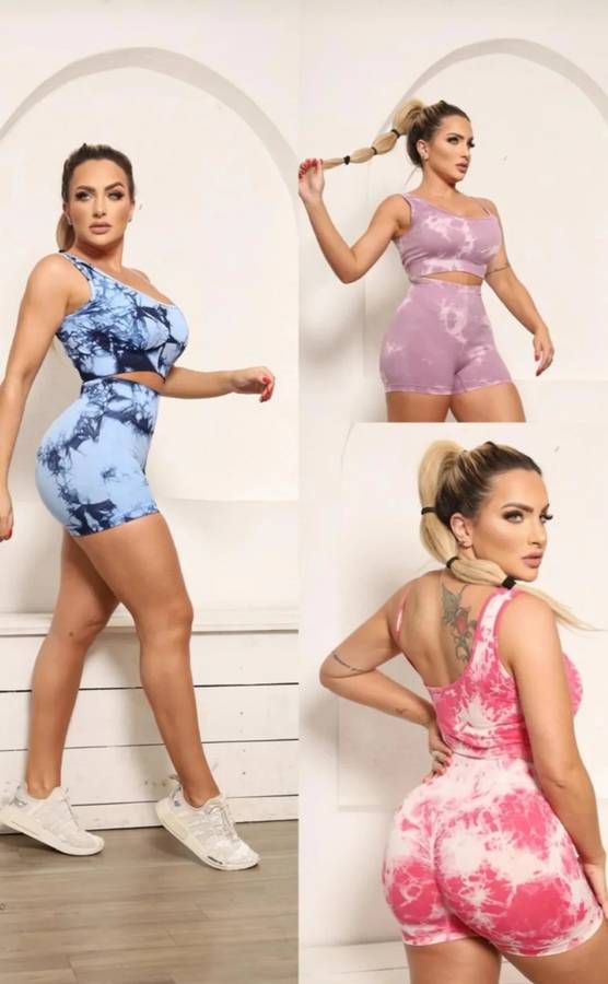 Conjunto Short Empina Tie-Dye