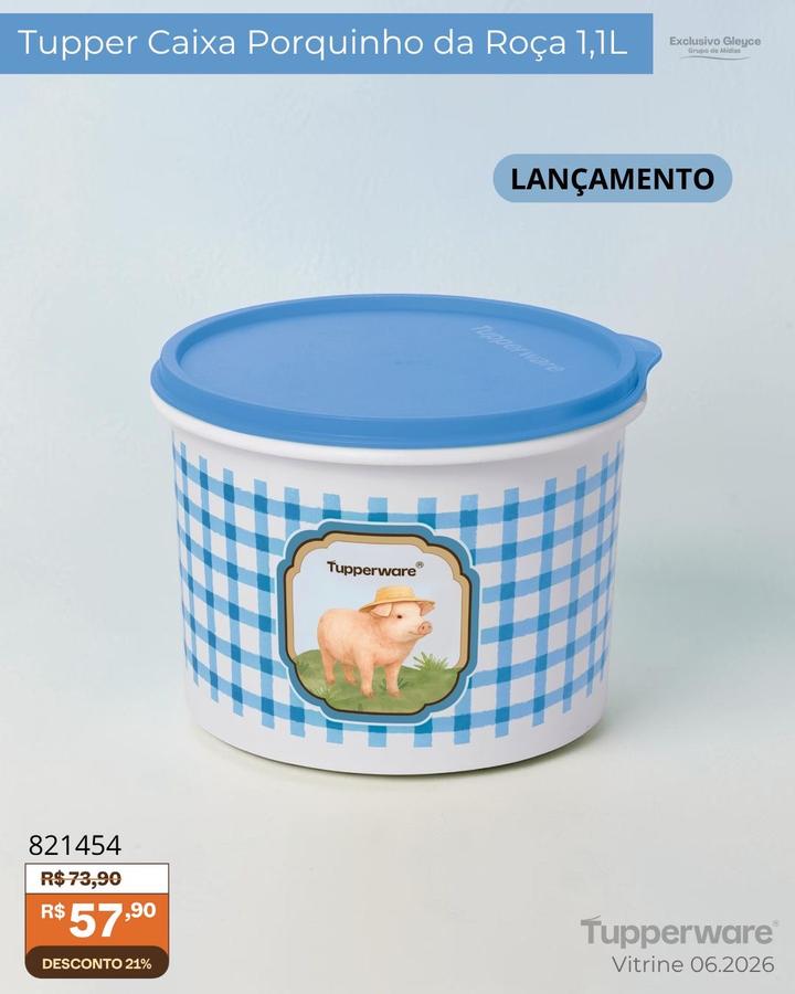 Tupper caixa tupperware
