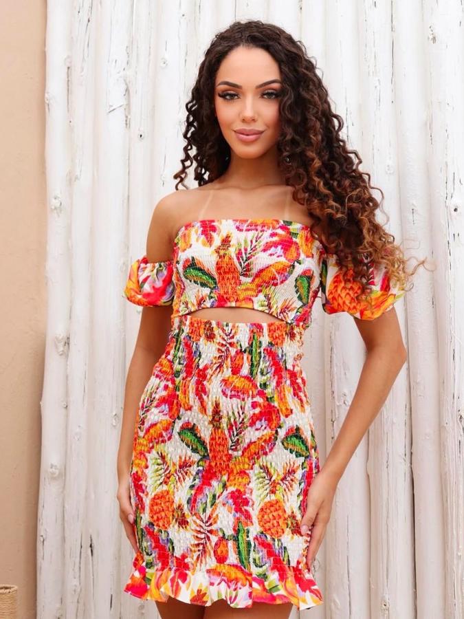 Vestido lastex