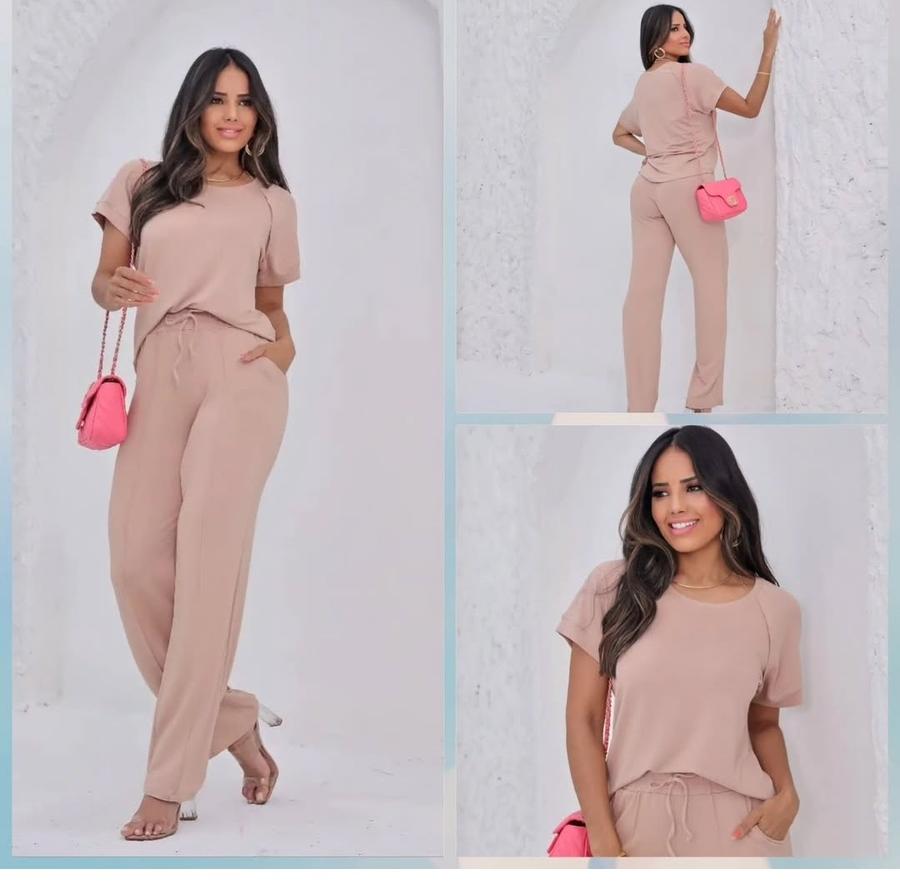 Conjunto calça e blusa