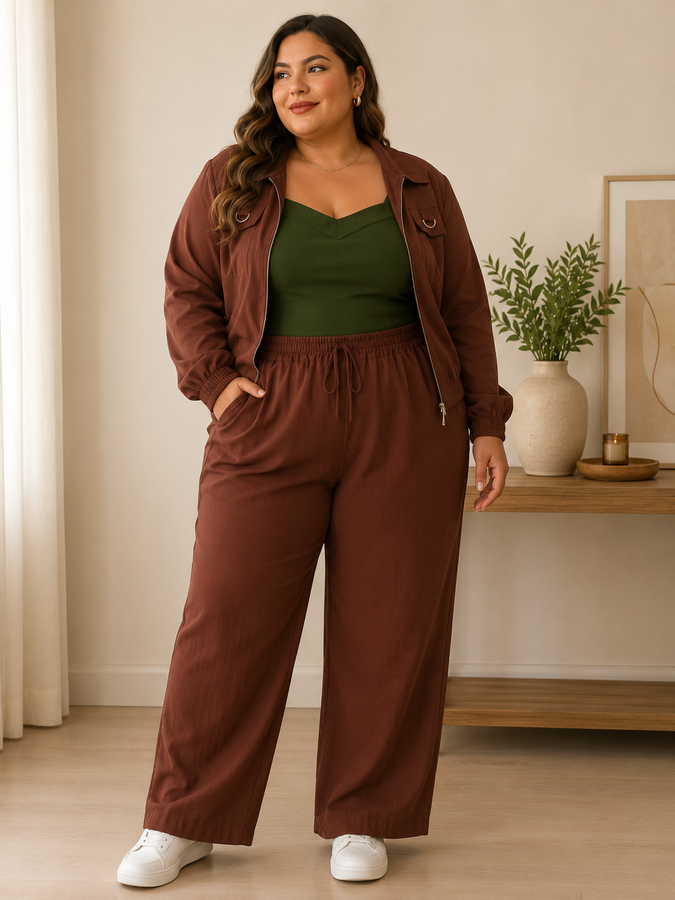 Conjunto calça e jaqueta