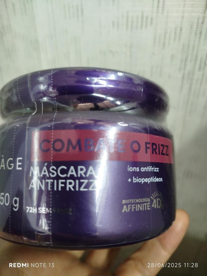 SIAGE MÁSCARA ANTIFRIZZ, EUDORA 250 g.