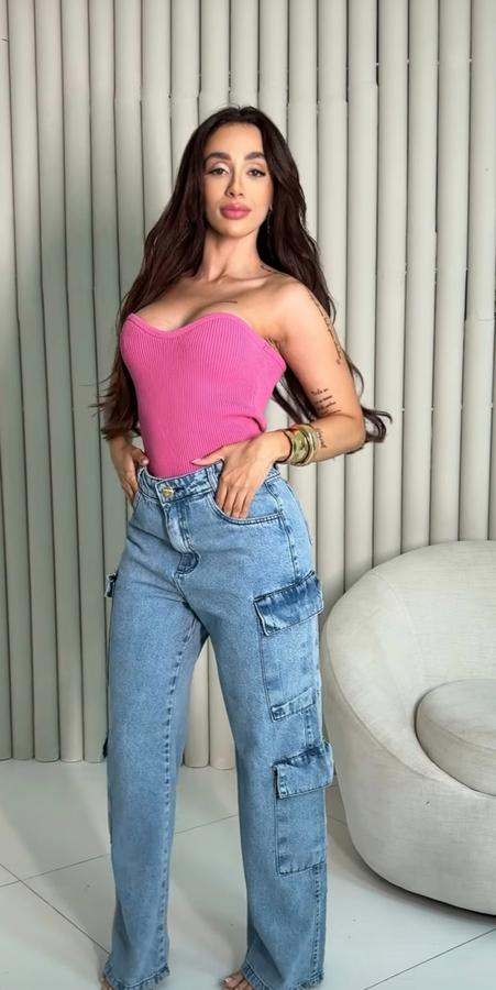 Calça Cargo 4 bolsos