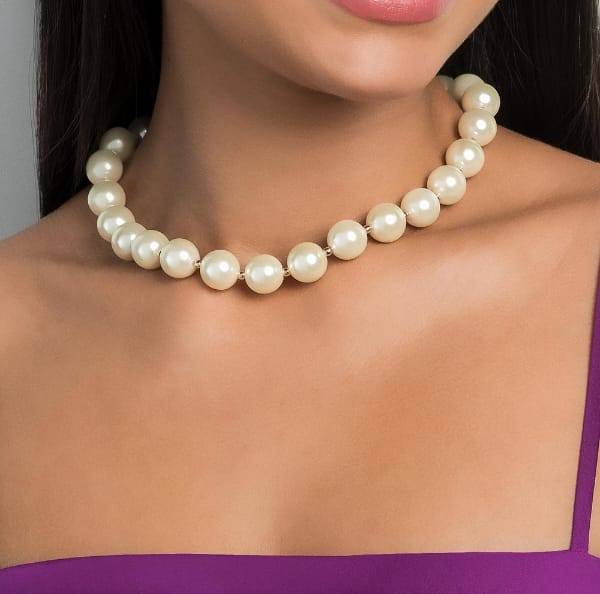 Maxi colar pérolas ref: 532390