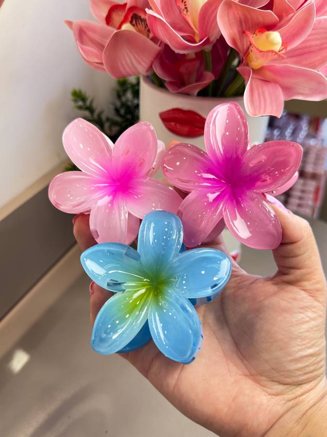 Pregador de cabelo flor