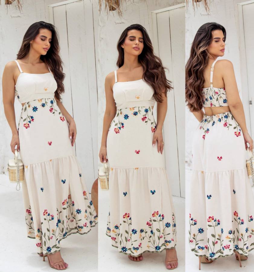 Vestido bordado