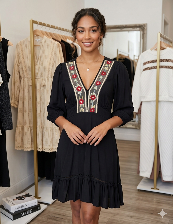 Vestido manga