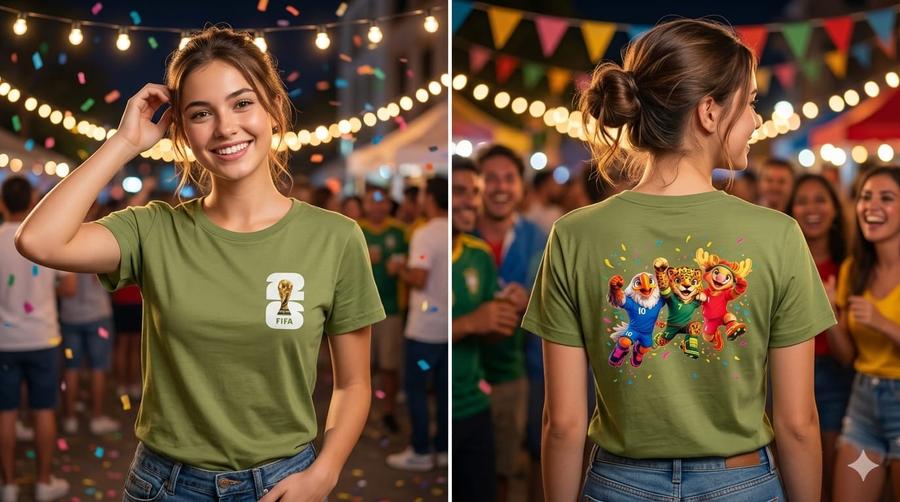Camiseta Copa do Mundo